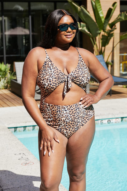 Marina West Swim Lost At Sea Cutout One-Piece Swimsuit-Teresa&#39;s Fashionista LLC