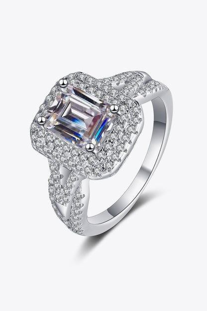 Can't Stop Your Shine 2 Carat Moissanite Ring-Teresa&#39;s Fashionista LLC