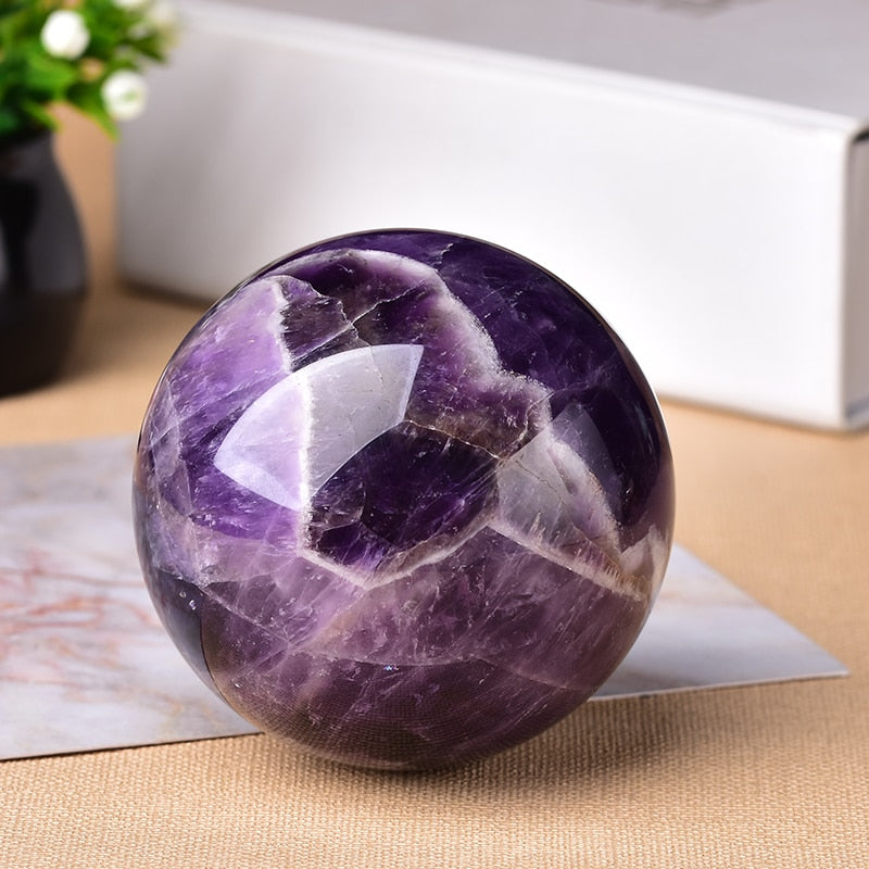 Natural Amethyst Ball-Teresa&#39;s Fashionista LLC