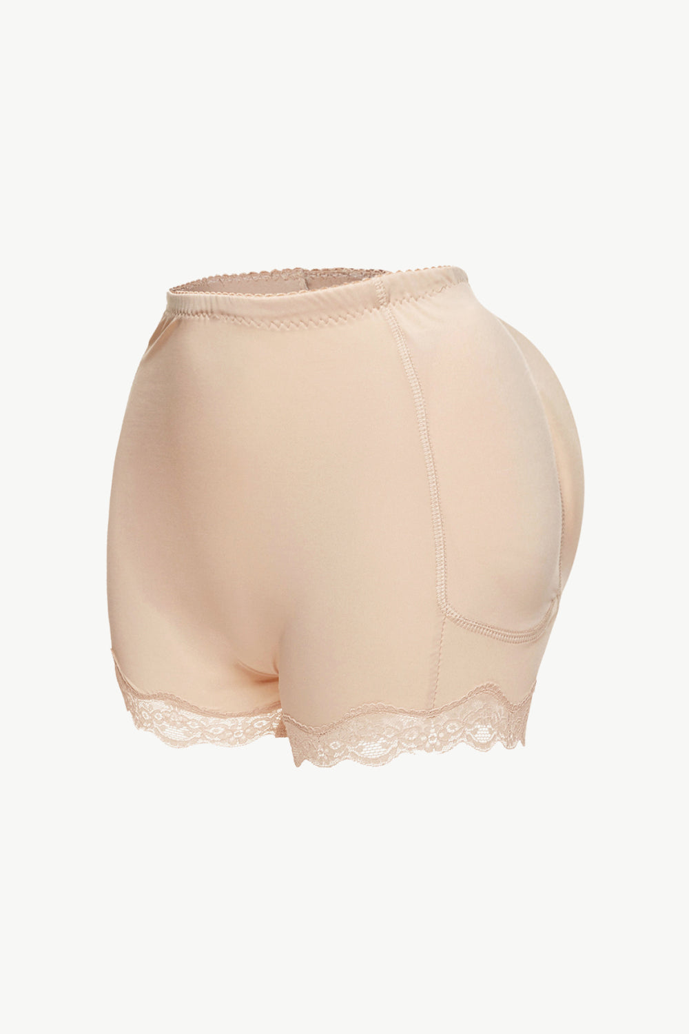 Full Size Lace Trim Shaping Shorts-Teresa&#39;s Fashionista LLC