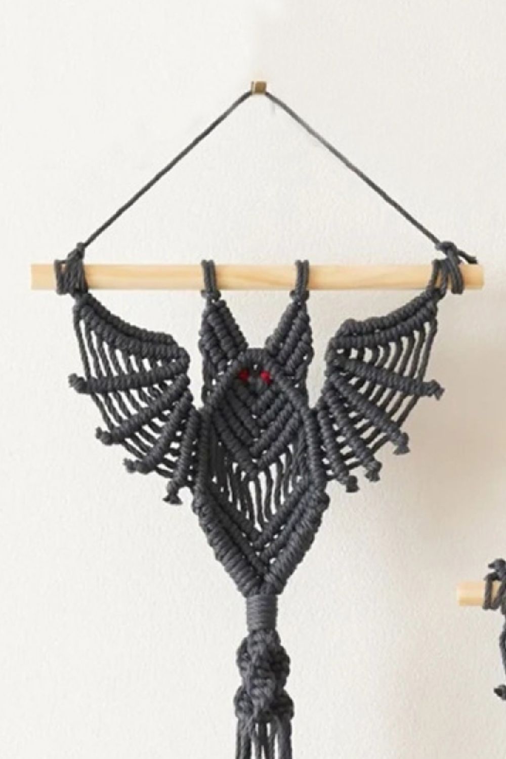 39.4" Bat Macrame Wall Plant Hanger-Teresa&#39;s Fashionista LLC