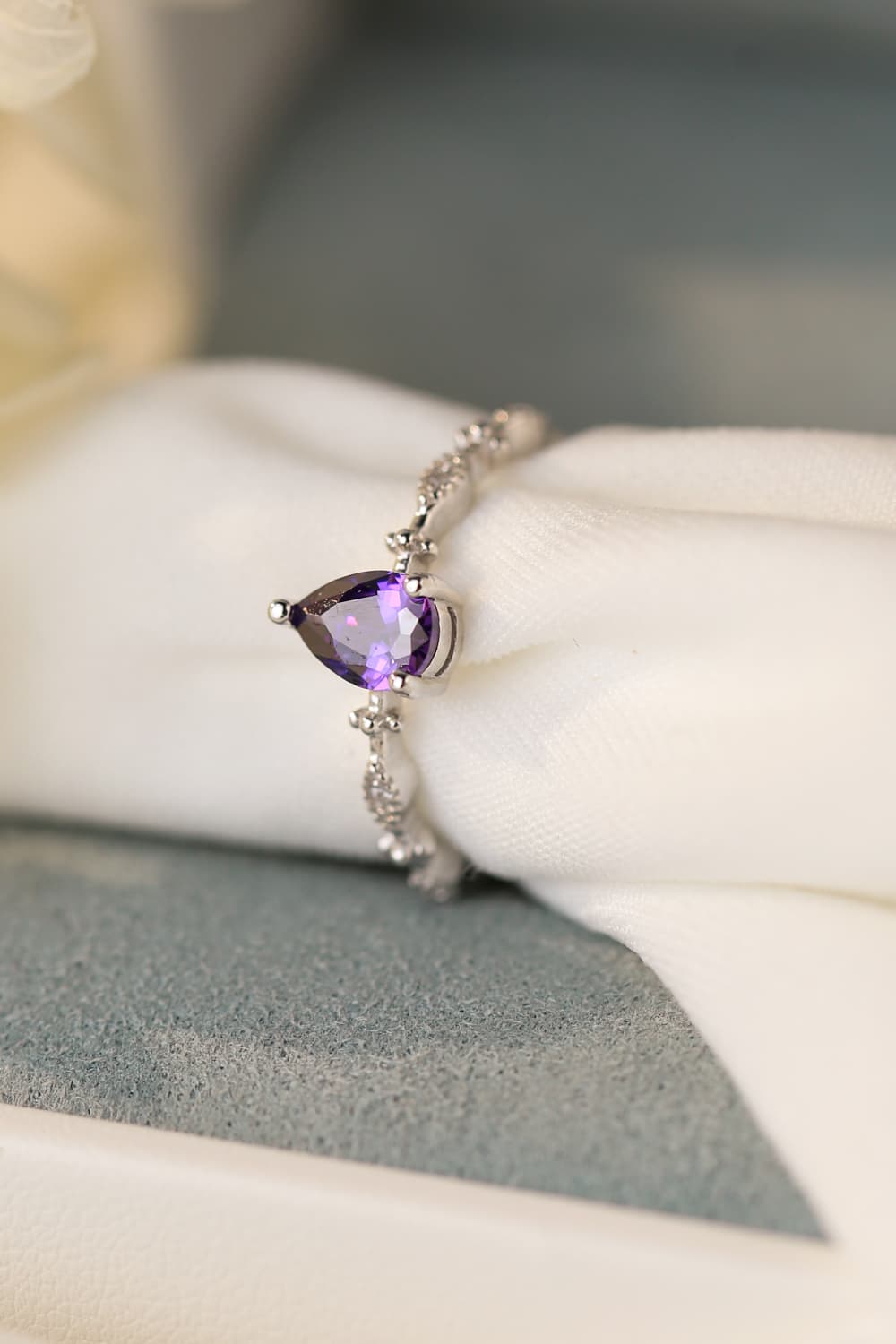 Amethyst 925 Sterling Silver Ring-Teresa&#39;s Fashionista LLC