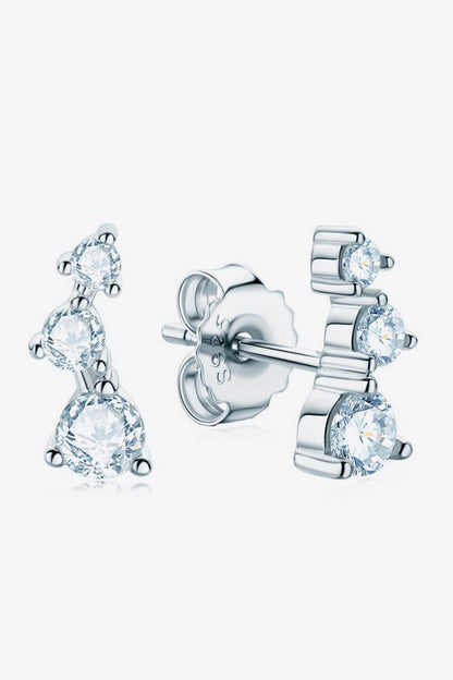 Your Way Moissanite Stud Earrings-Teresa&#39;s Fashionista LLC