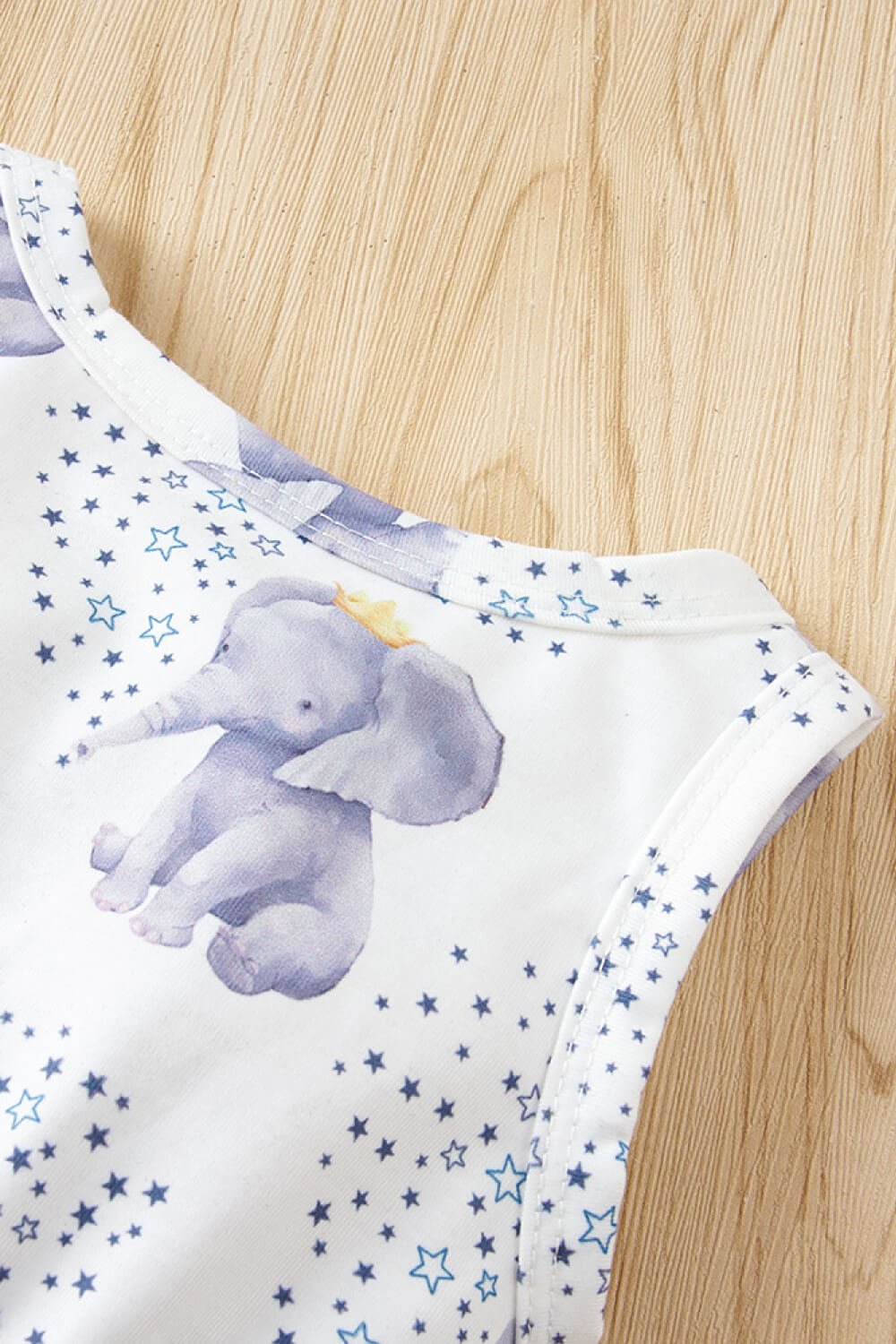 Baby Girl Elephant Print Bodysuit-Teresa&#39;s Fashionista LLC