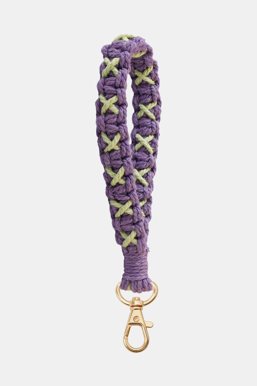 Contrast Macrame Key Chain-Teresa&#39;s Fashionista LLC