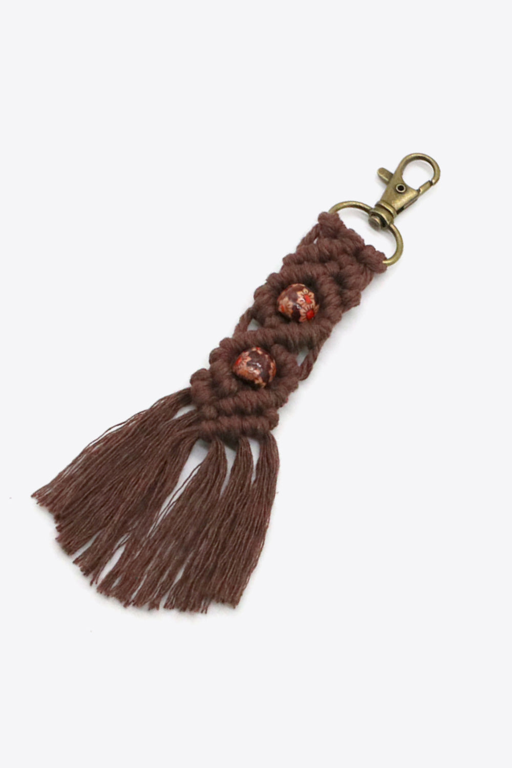 Assorted 4-Pack Handmade Macrame Fringe Keychain-Teresa&#39;s Fashionista LLC