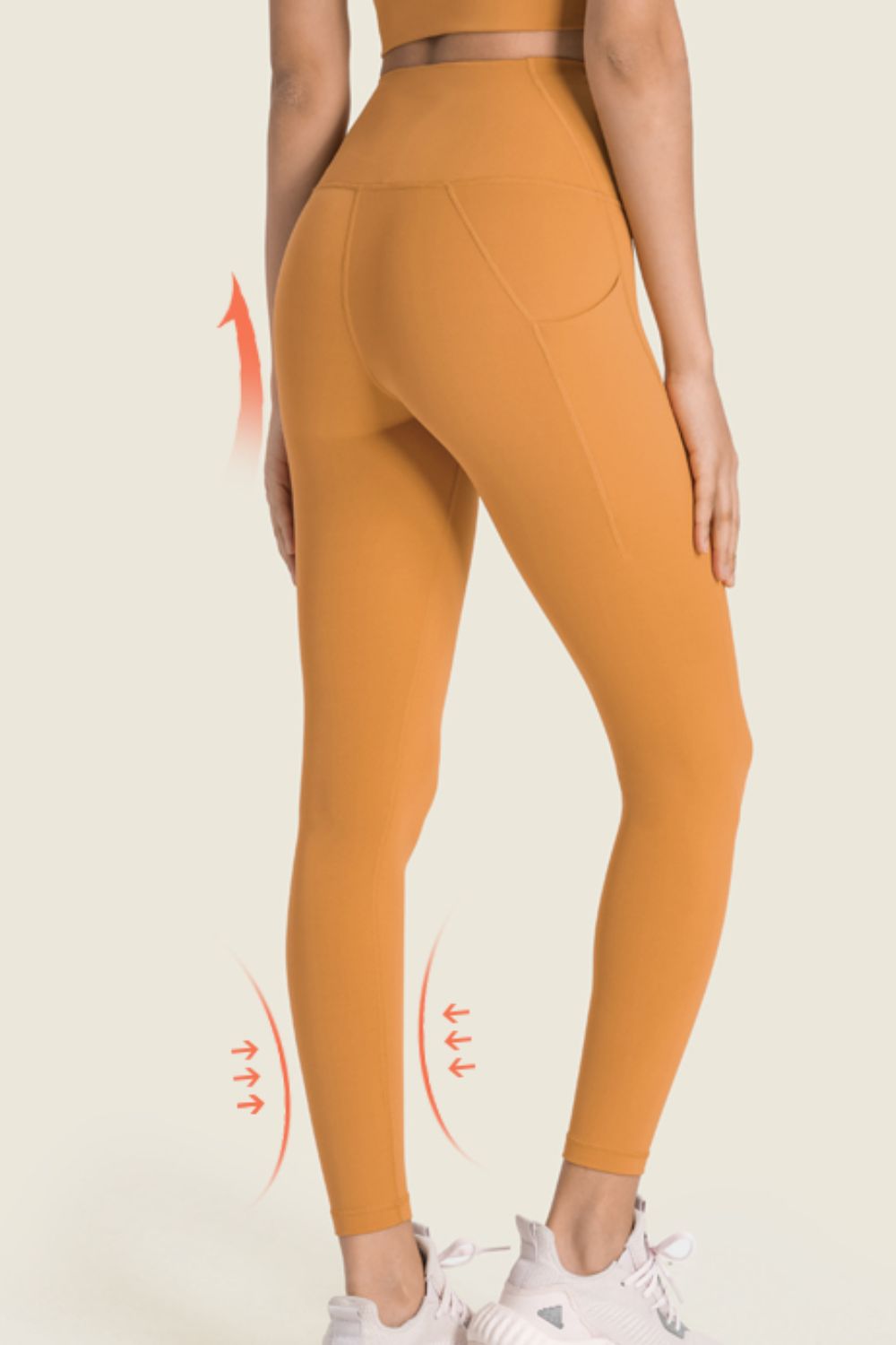 High-Rise Wide Waistband Pocket Yoga Leggings-Teresa&#39;s Fashionista LLC