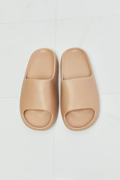 NOOK JOI In My Comfort Zone Slides in Beige-Teresa&#39;s Fashionista LLC