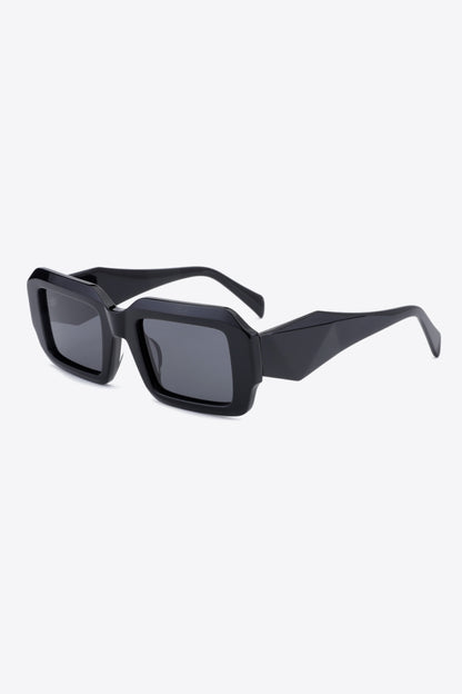 Rectangle TAC Polarization Lens Full Rim Sunglasses-Teresa&#39;s Fashionista LLC