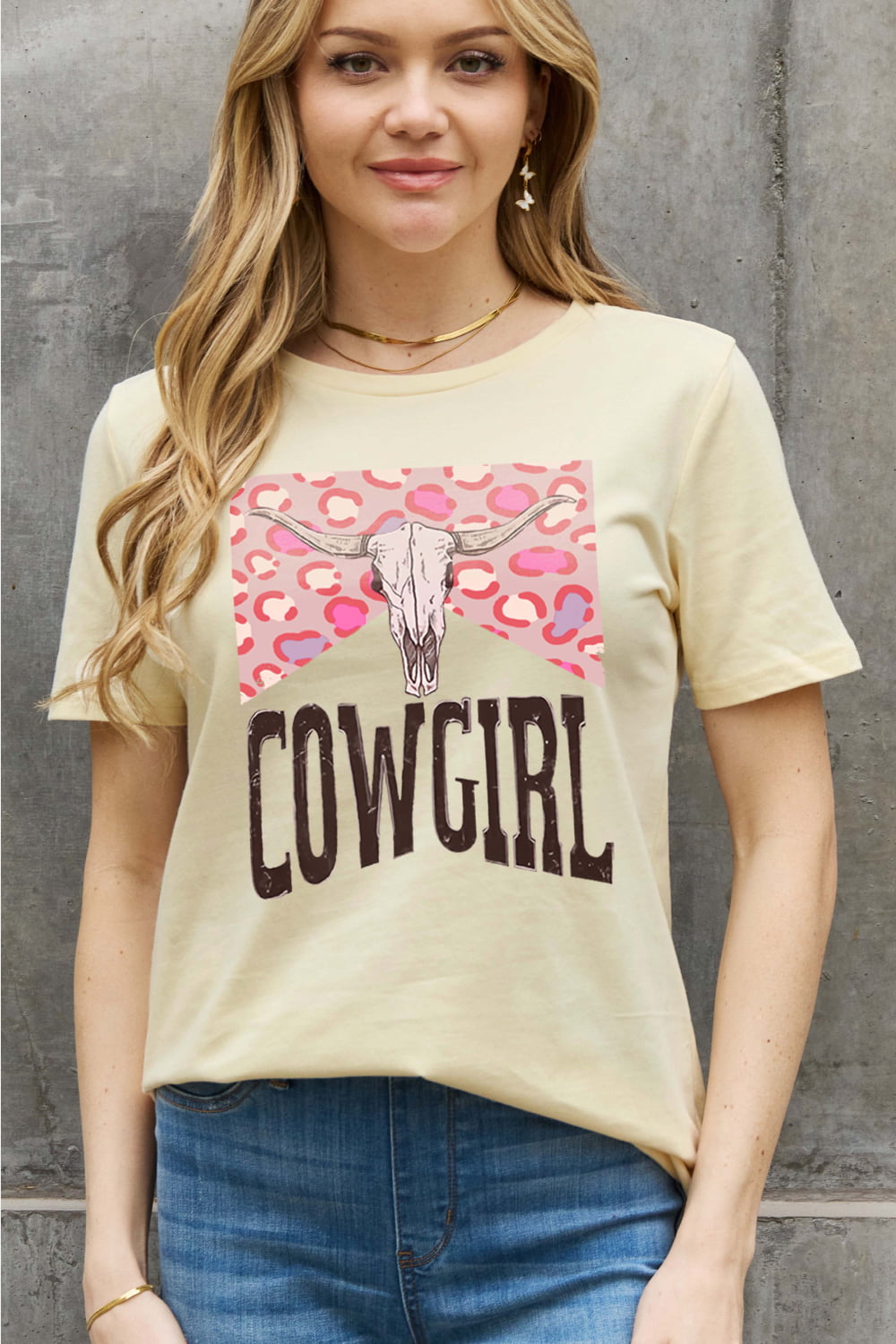 Simply Love Simply Love Full Size COWGIRL Graphic Cotton Tee-Teresa&#39;s Fashionista LLC