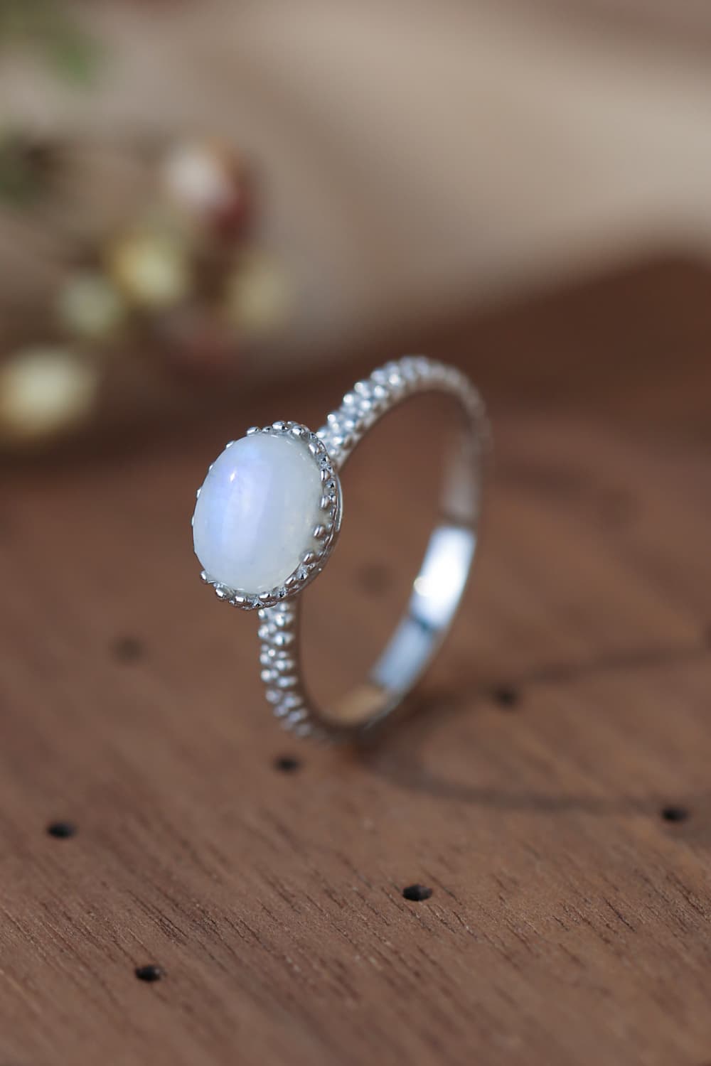 Moonstone 925 Sterling Silver Ring-Teresa&#39;s Fashionista LLC