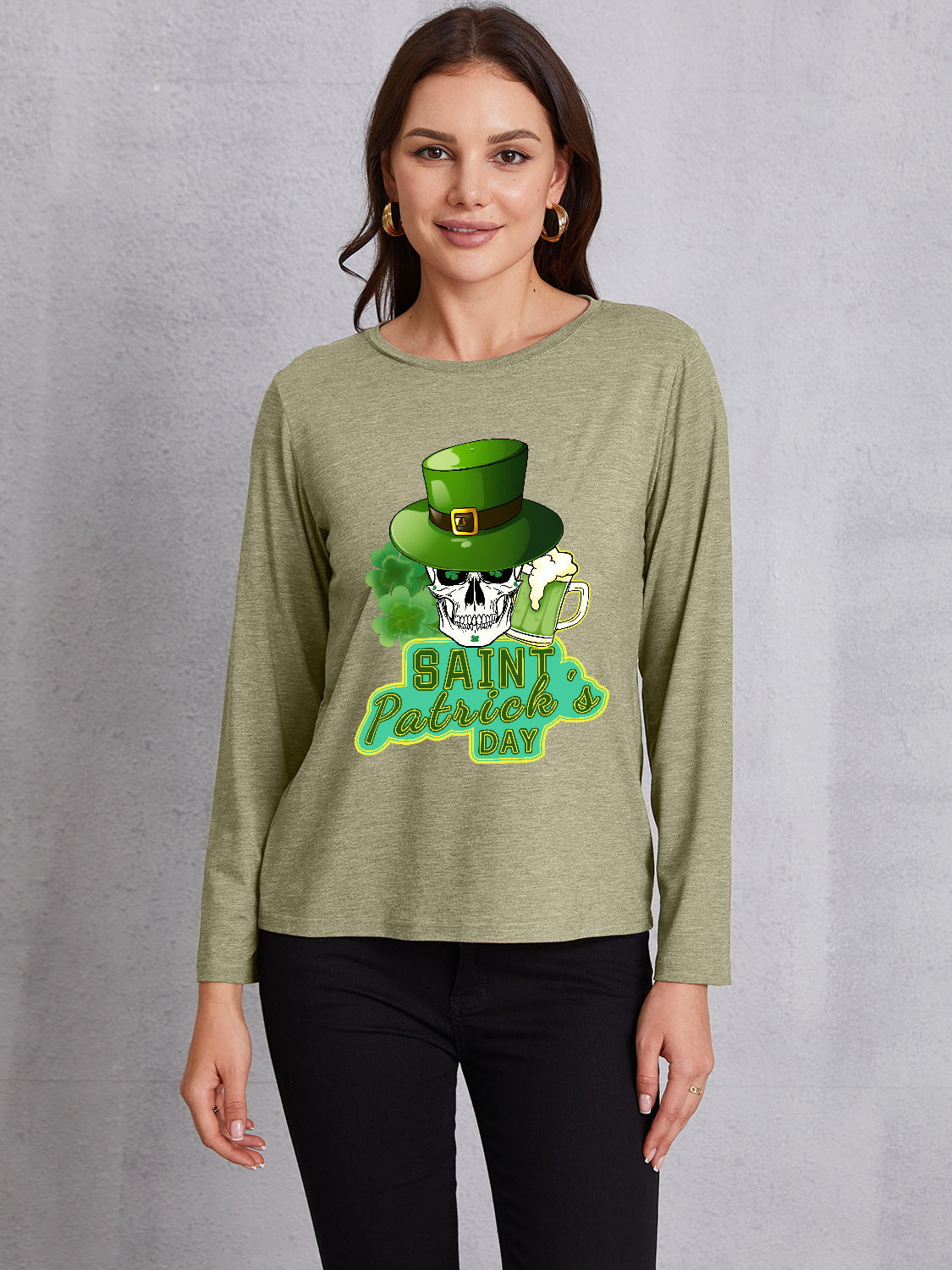 SAINT PATRICK'S DAY Round Neck T-Shirt-Teresa&#39;s Fashionista LLC