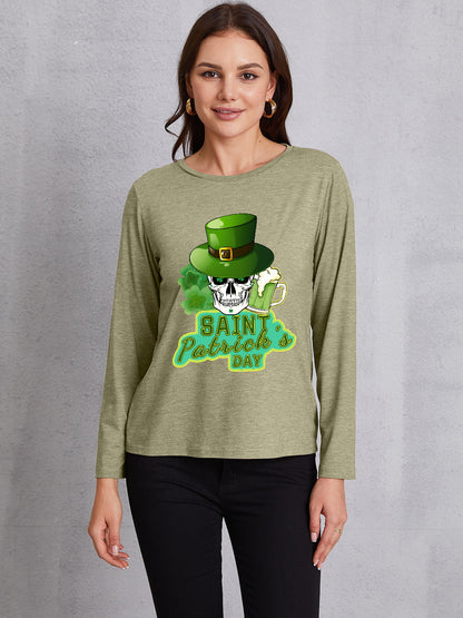 SAINT PATRICK'S DAY Round Neck T-Shirt-Teresa&#39;s Fashionista LLC