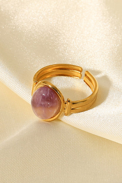 18K Gold Plated Open Ring-Teresa&#39;s Fashionista LLC