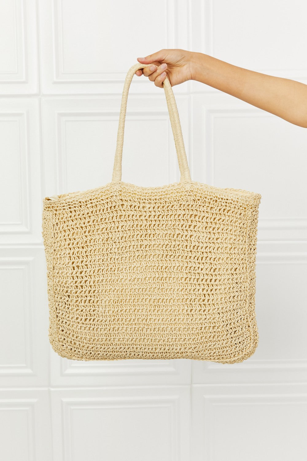 Fame Off The Coast Straw Tote Bag-Teresa&#39;s Fashionista LLC