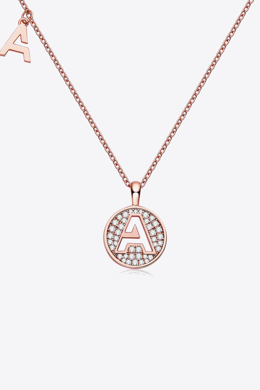 Moissanite A to J Pendant Necklace-Teresa&#39;s Fashionista LLC