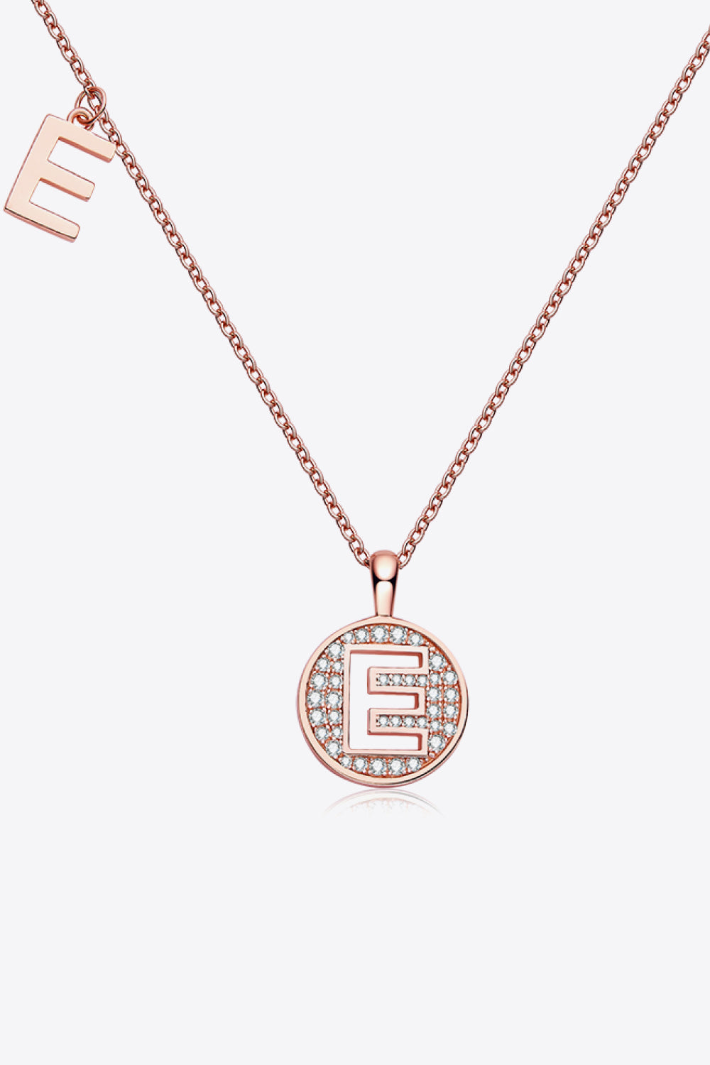 Moissanite A to J Pendant Necklace-Teresa&#39;s Fashionista LLC