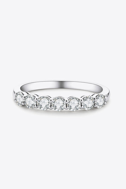 Can't Stop Your Shine Moissanite Platinum-Plated Ring-Teresa&#39;s Fashionista LLC