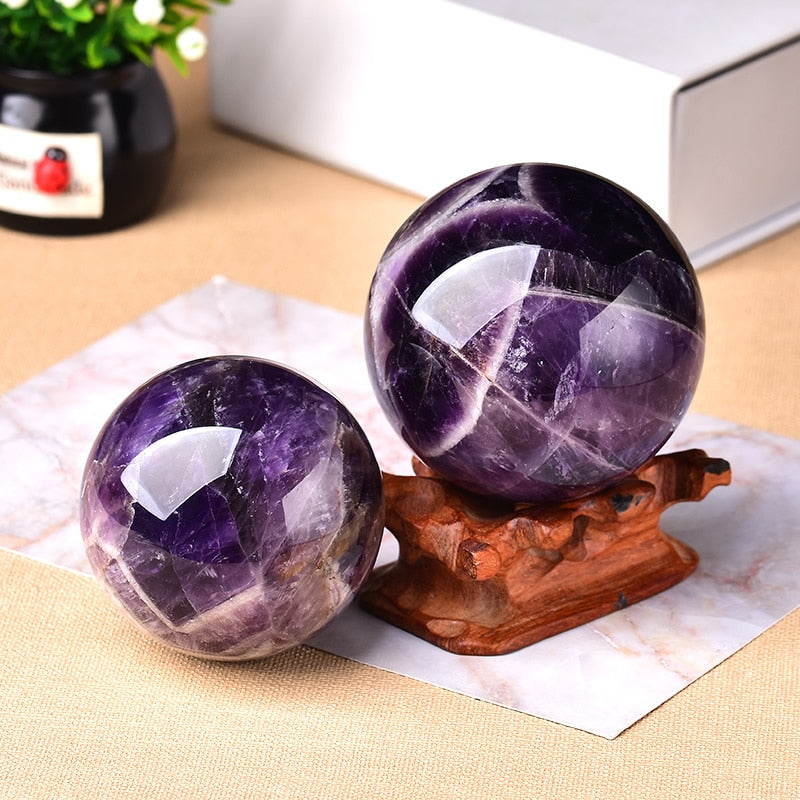 Natural Amethyst Ball-Teresa&#39;s Fashionista LLC