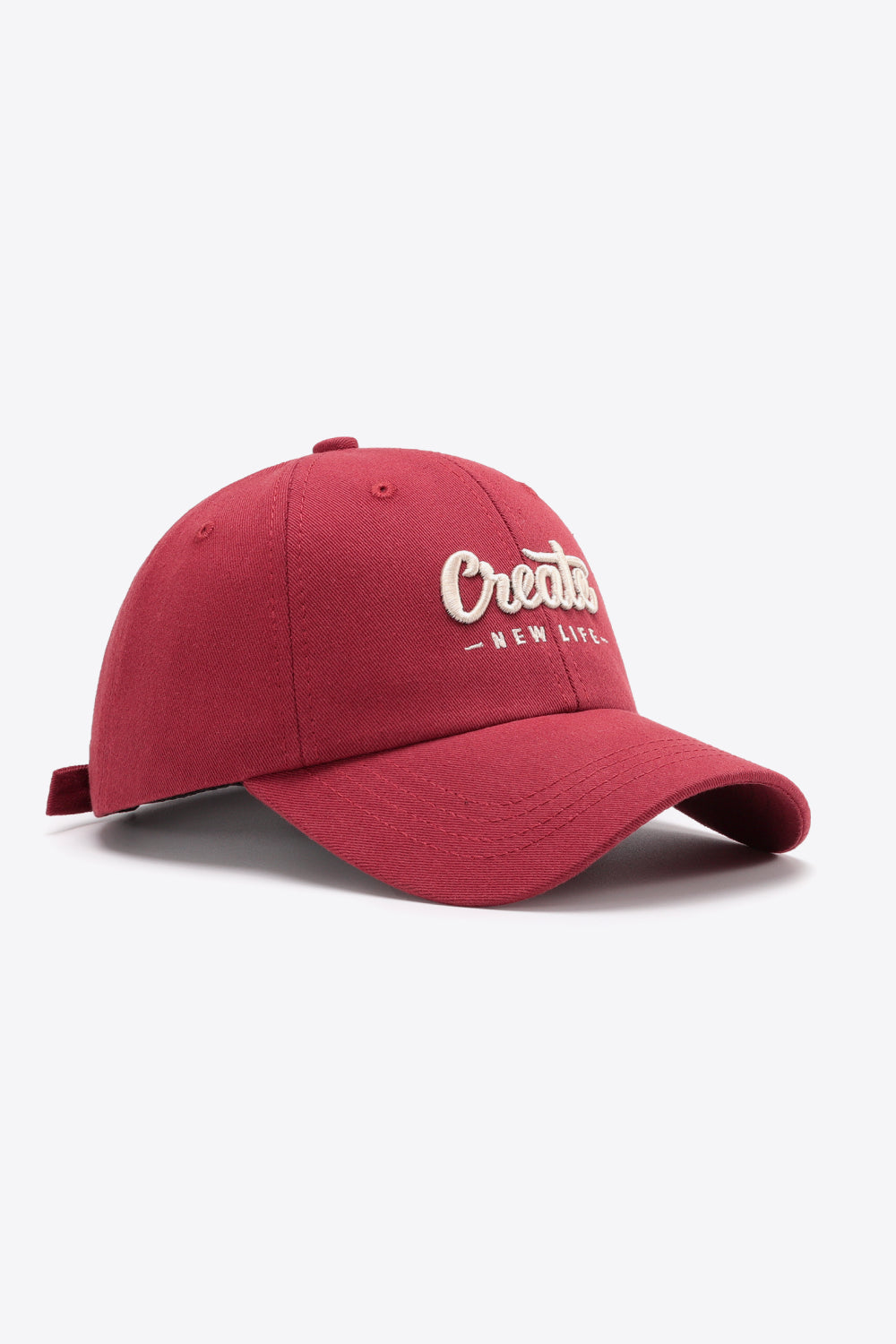 CREATE NEW LIFE Adjustable Cotton Baseball Cap-Teresa&#39;s Fashionista LLC