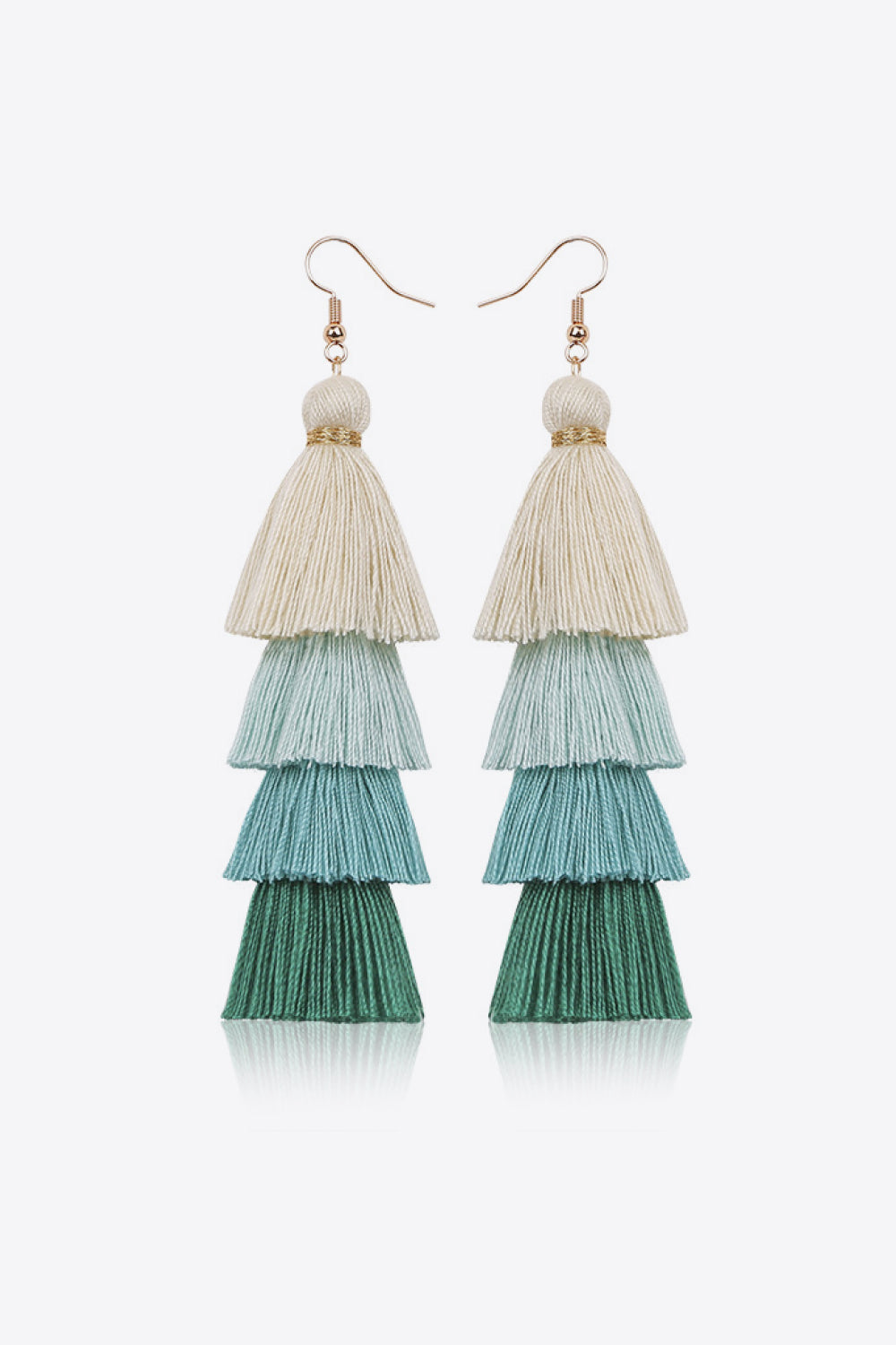 Layered Tassel Earrings-Teresa&#39;s Fashionista LLC