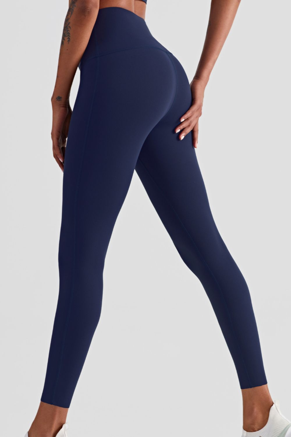 High Waist Seamless Ankle-Length Yoga Leggings-Teresa&#39;s Fashionista LLC