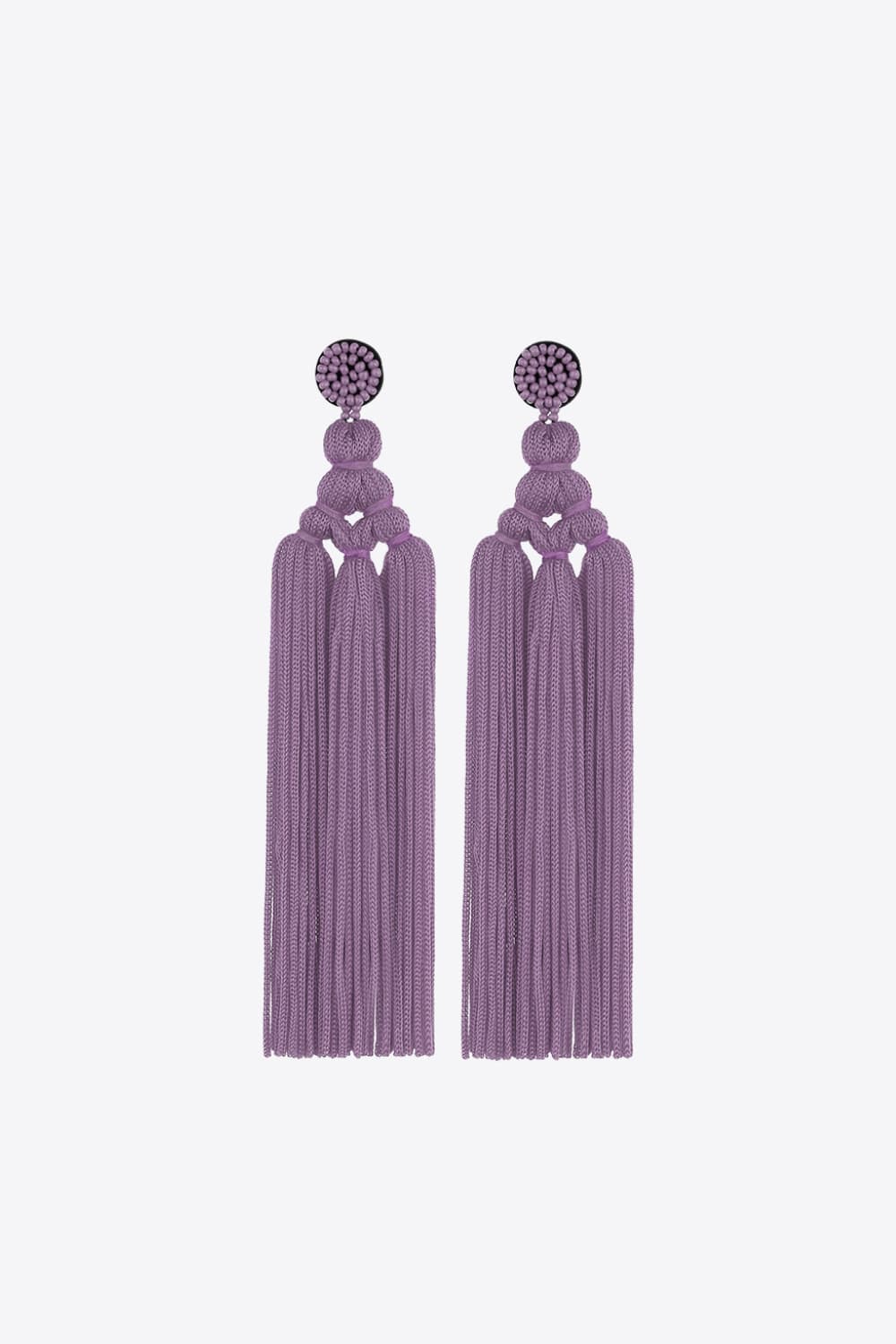 Beaded Tassel Earrings-Teresa&#39;s Fashionista LLC