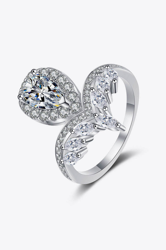 Stand Out Moissanite Ring-Teresa&#39;s Fashionista LLC