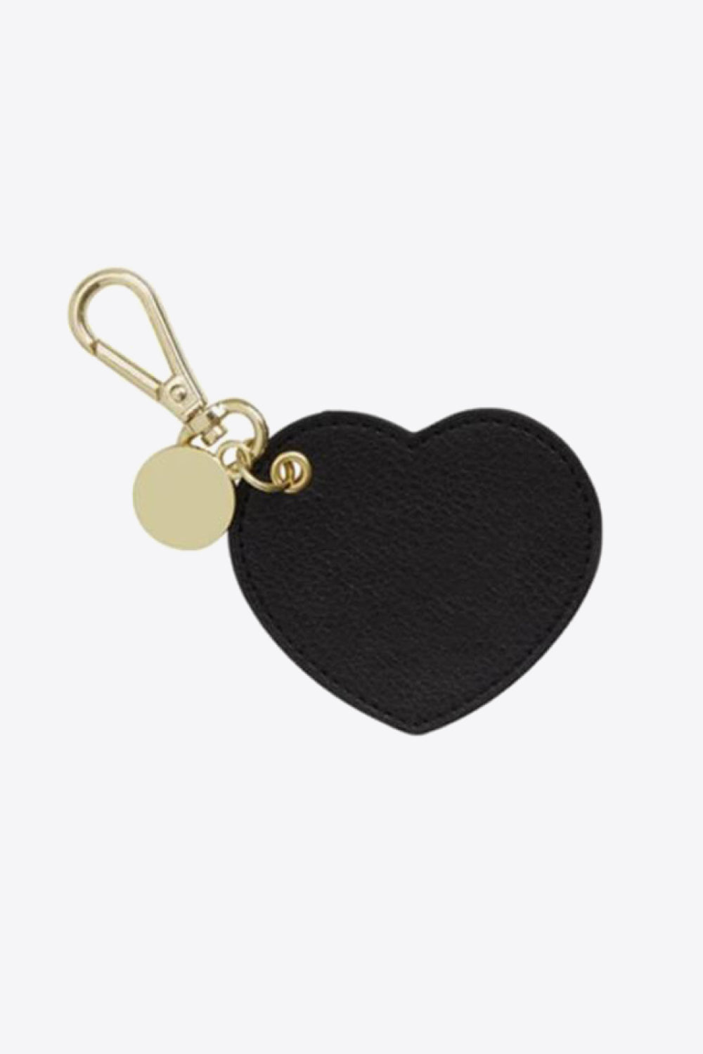 Assorted 4-Pack Heart Shape PU Leather Keychain-Teresa&#39;s Fashionista LLC