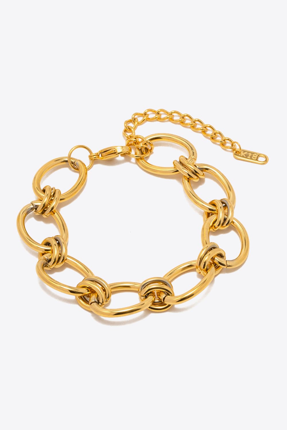 Chunky Chain Stainless Steel Bracelet-Teresa&#39;s Fashionista LLC