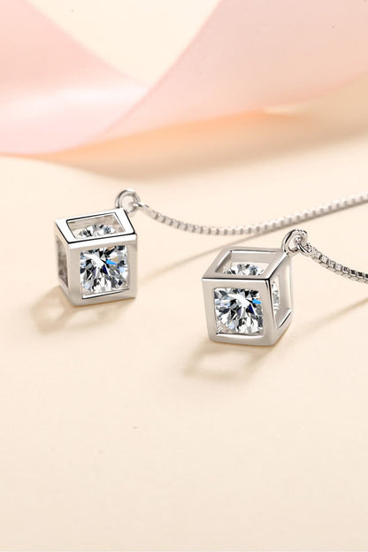 2 Carat Moissanite 925 Sterling Silver Threader Earrings-Teresa&#39;s Fashionista LLC