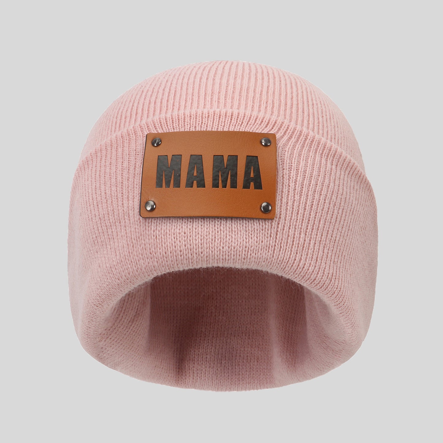 MAMA Warm Winter Knit Beanie-Teresa&#39;s Fashionista LLC