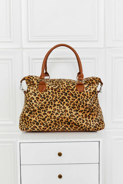 Animal Print Brushed Weekender Bag-Teresa&#39;s Fashionista LLC