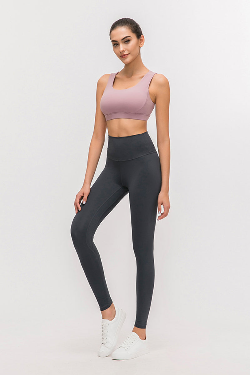 High Waist Active Leggings-Teresa&#39;s Fashionista LLC