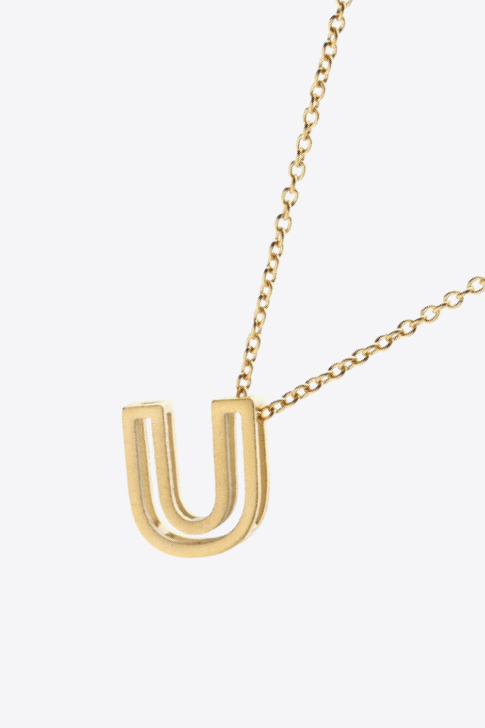 U to Z Letter Pendant Nekclace-Teresa&#39;s Fashionista LLC