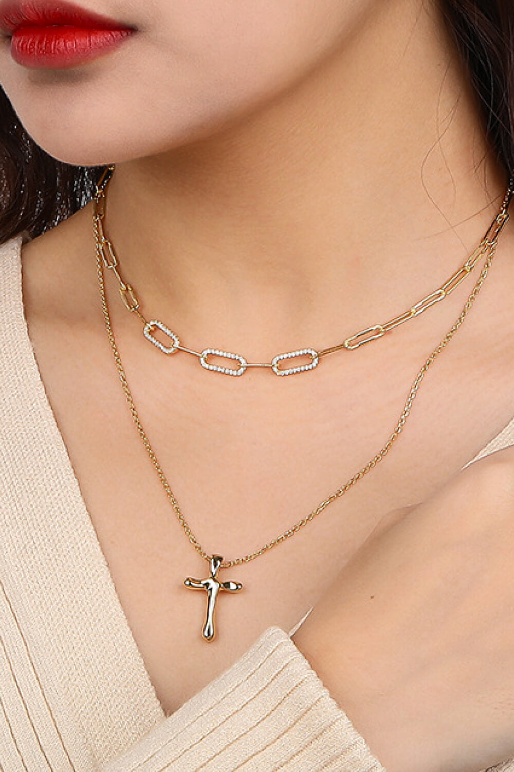 Cross Pendant 925 Sterling Silver Necklace-Teresa&#39;s Fashionista LLC