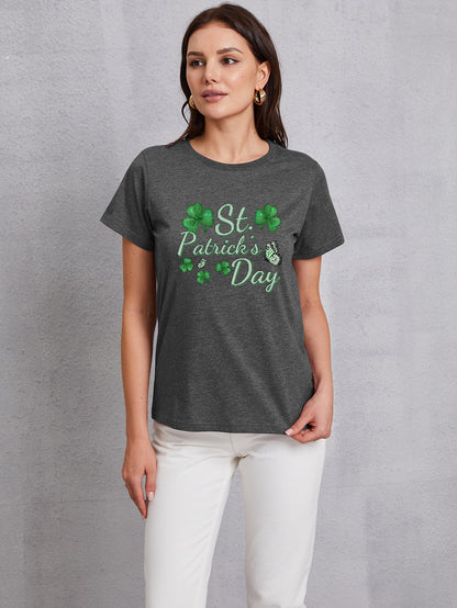 ST. PATRICK'S DAY Round Neck T-Shirt-Teresa&#39;s Fashionista LLC