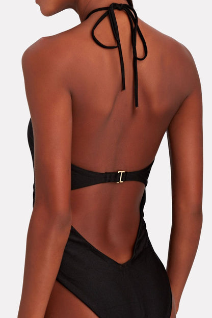 Ring Detail Cutout One-Piece Swimsuit-Teresa&#39;s Fashionista LLC