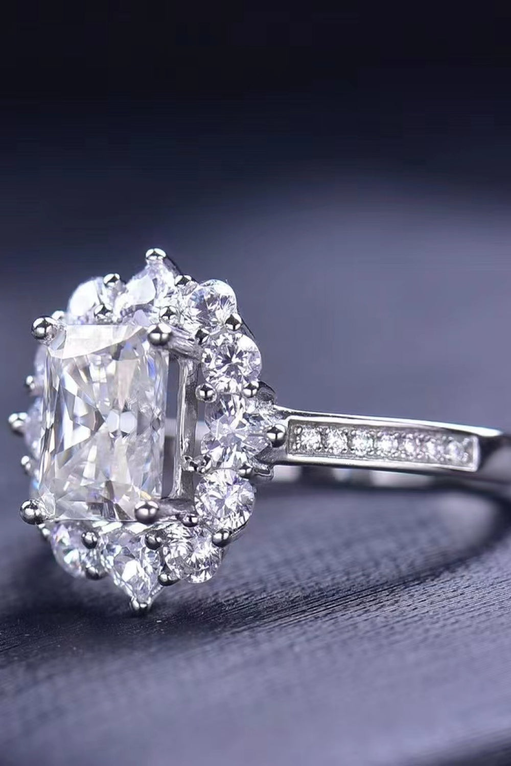 Need You Now 2 Carat Moissanite Ring-Teresa&#39;s Fashionista LLC