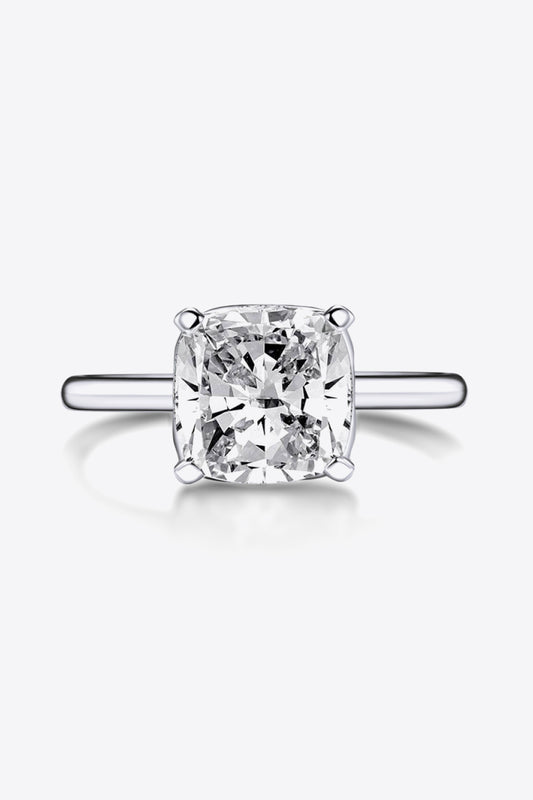 3.5 Carat Zircon 4-Prong Ring-Teresa&#39;s Fashionista LLC