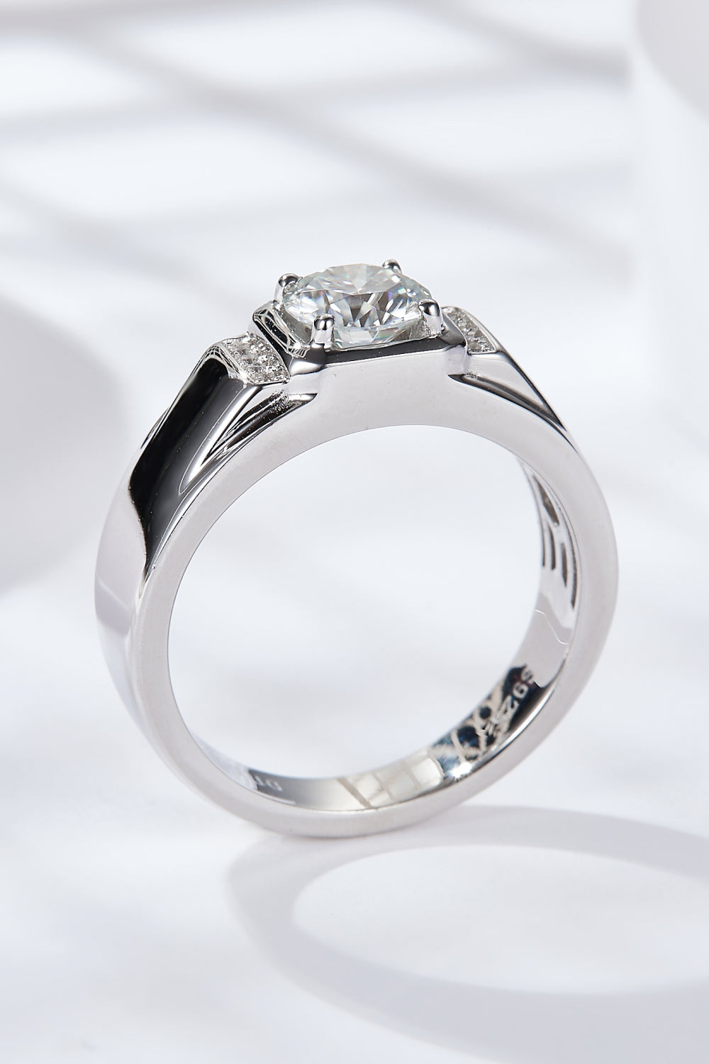 From The Heart 1 Carat Moissanite Ring-Teresa&#39;s Fashionista LLC