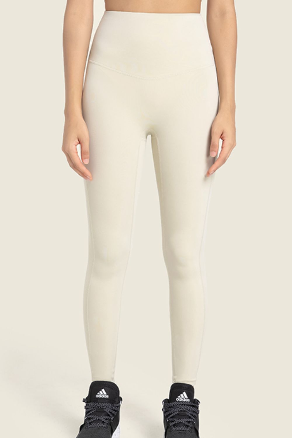 Seamless High-Rise Wide Waistband Yoga Leggings-Teresa&#39;s Fashionista LLC