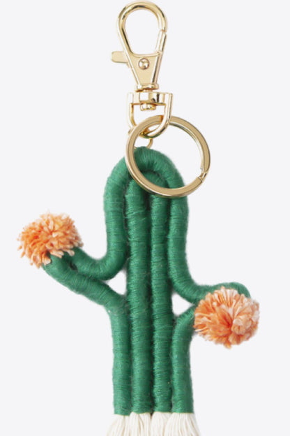 Cactus Keychain with Fringe-Teresa&#39;s Fashionista LLC