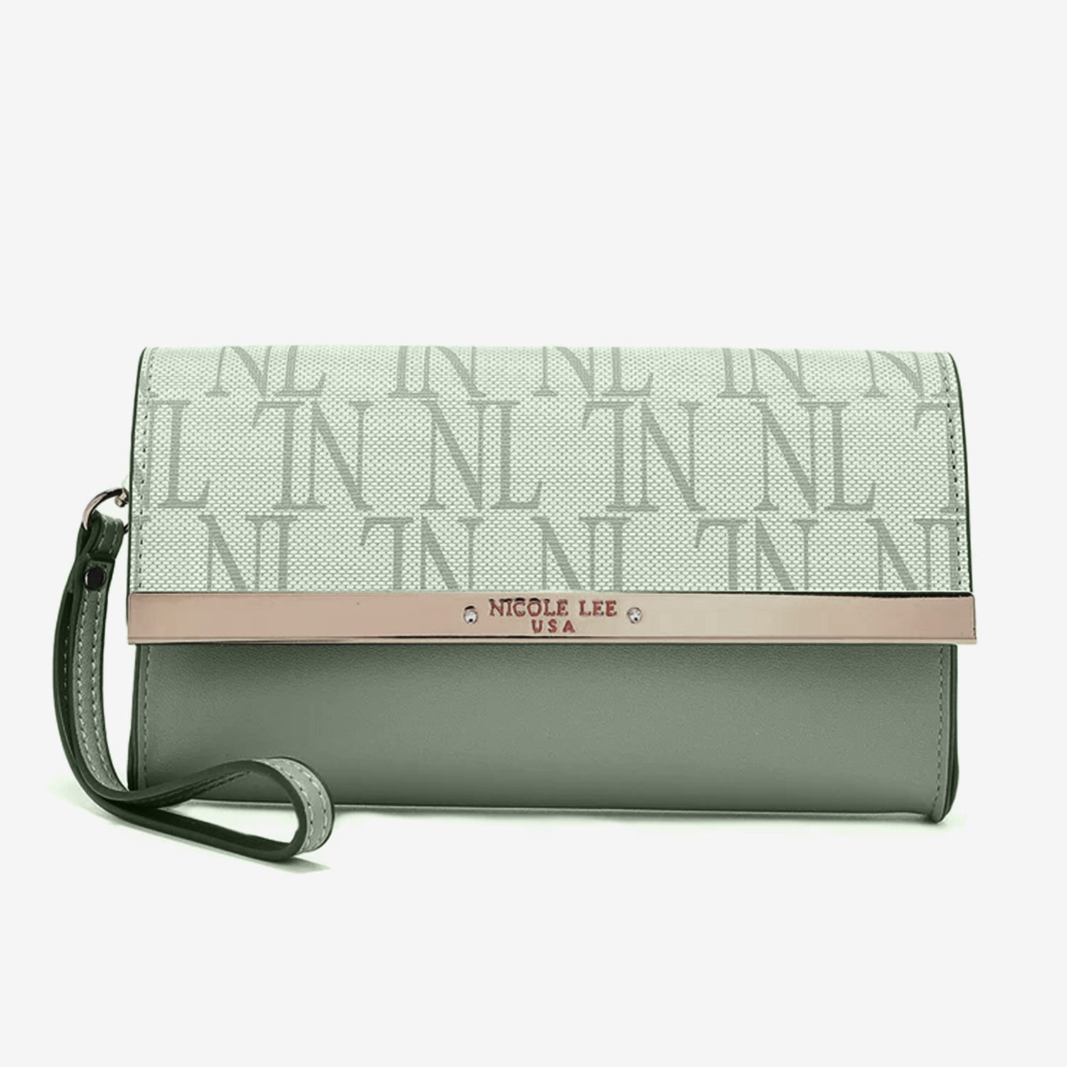 Nicole Lee USA 3-Piece Letter Print Texture Handbag Set-Teresa&#39;s Fashionista LLC