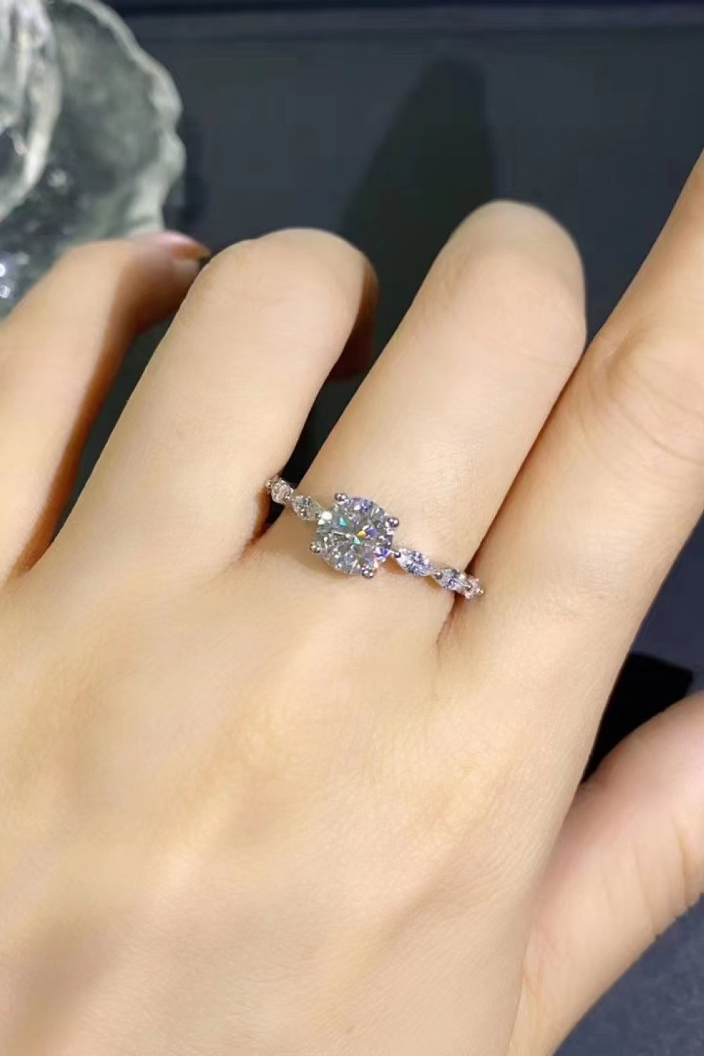 Now I See 1 Carat Moissanite Ring-Teresa&#39;s Fashionista LLC