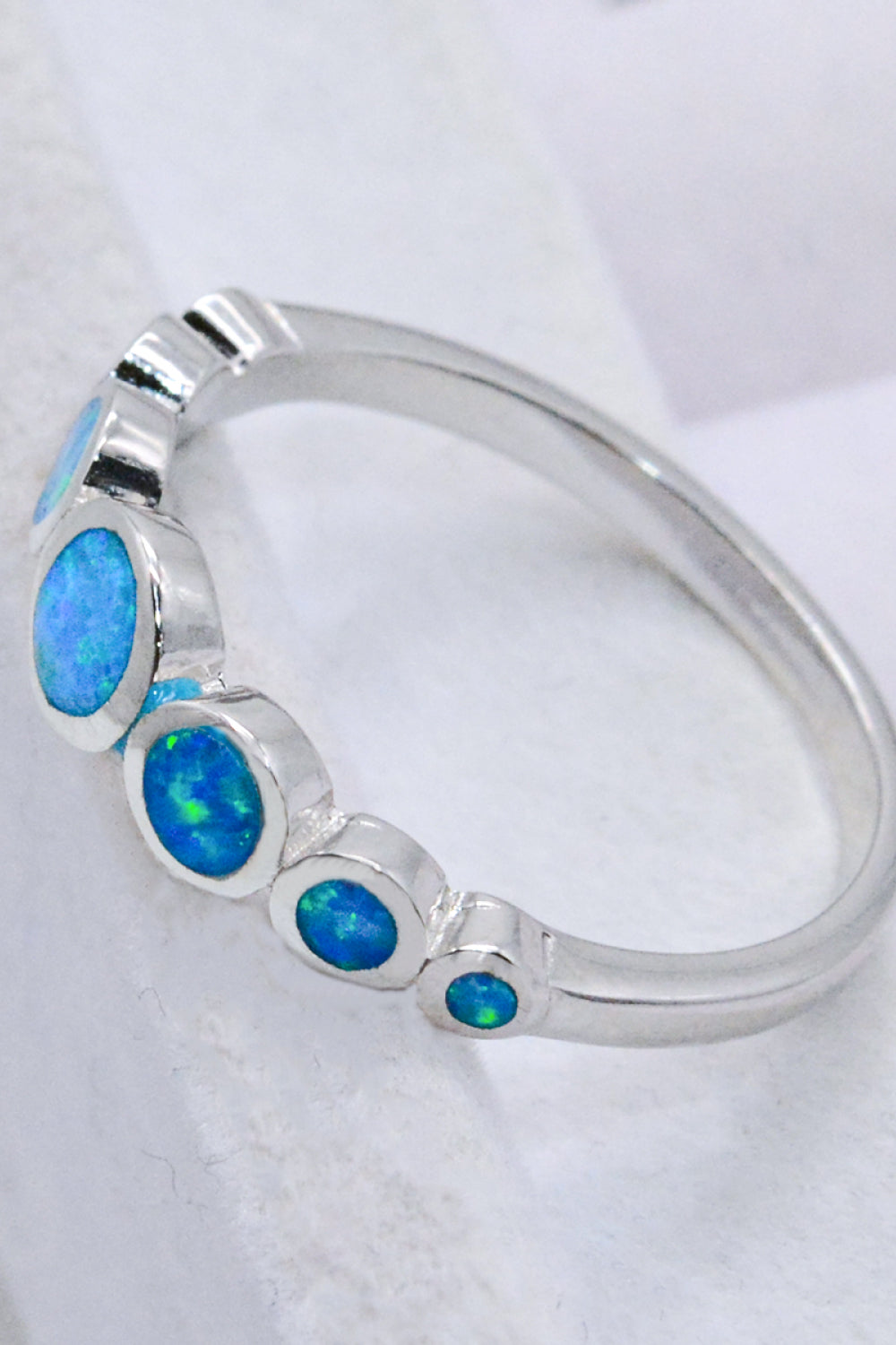 925 Sterling Silver Multi-Opal Ring-Teresa&#39;s Fashionista LLC