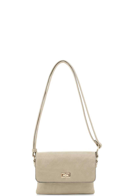 Smooth Colored Crossbody Bag-Teresa&#39;s Fashionista LLC