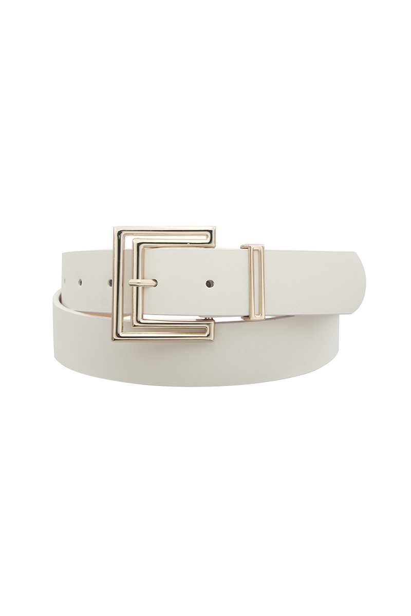 Outline Cutout Square Buckle Belt-Teresa&#39;s Fashionista LLC