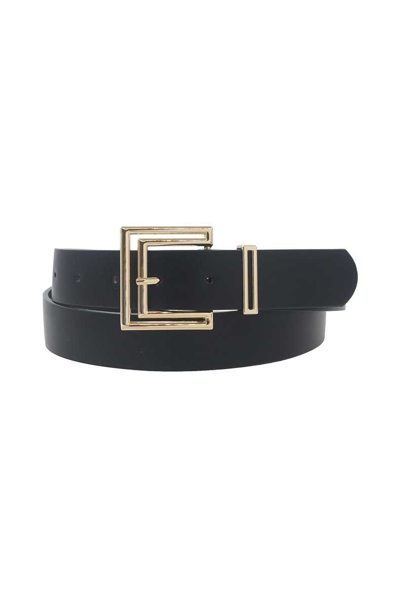 Outline Cutout Square Buckle Belt-Teresa&#39;s Fashionista LLC