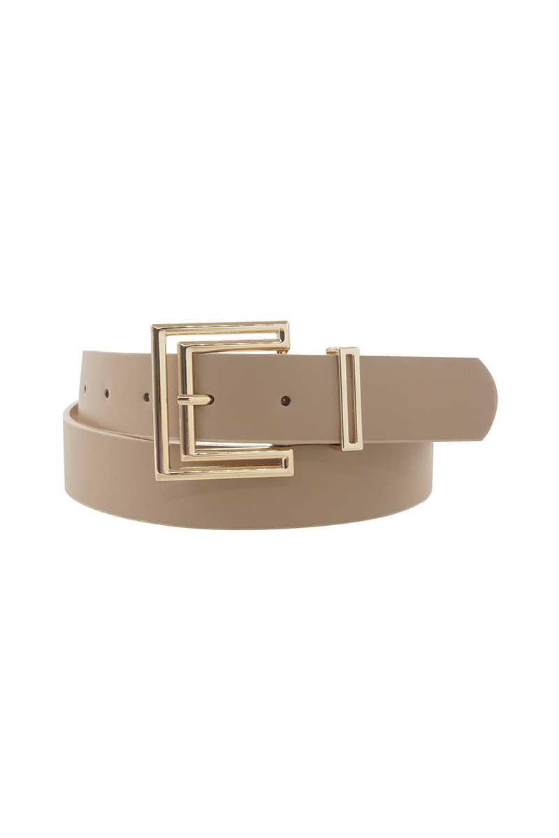 Outline Cutout Square Buckle Belt-Teresa&#39;s Fashionista LLC